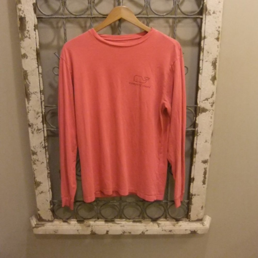 VINEYARD VINES CREWNECK PULLOVER L/S SHIRT- SMALL